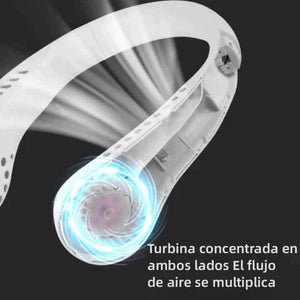 🌬️ VENTILADOR DE CUELLO 360° – ¡REFRÉSCATE DONDE QUIERAS! ❄️✨